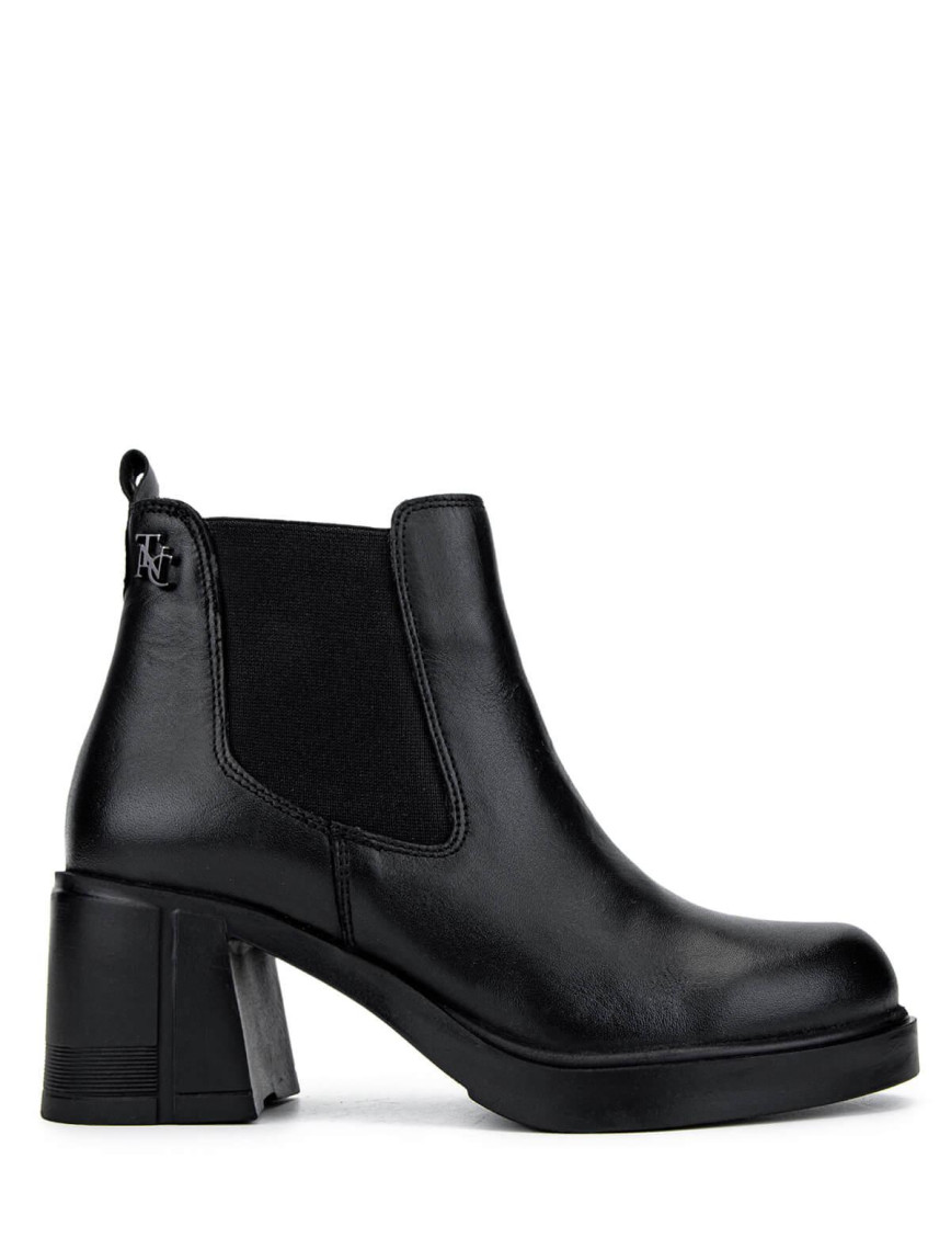 Tamer Tanca Kadın Hakiki Deri Siyah Deri Casual Bot