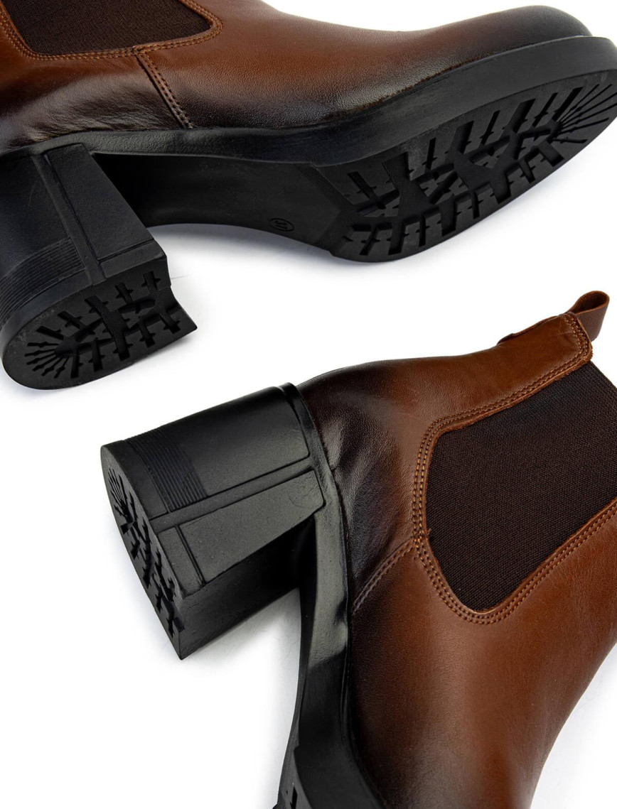 Tamer Tanca Kadın Hakiki Deri Taba Deri Casual Bot Tamer Tanca Kadın Hakiki Deri Taba Deri Casual Bot