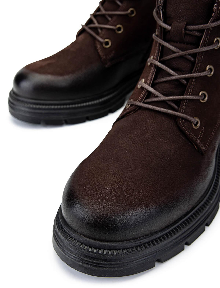 Tamer Tanca Kadın Hakiki Deri Kahverengi Nubuk Casual Bot Tamer Tanca Kadın Hakiki Deri Kahverengi Nubuk Casual Bot