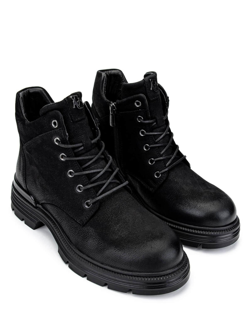 Tamer Tanca Kadın Hakiki Deri Siyah Nubuk Casual Bot Tamer Tanca Kadın Hakiki Deri Siyah Nubuk Casual Bot