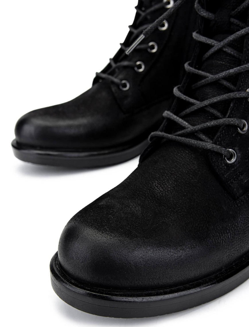 Tamer Tanca Kadın Hakiki Deri Siyah Nubuk Casual Bot Tamer Tanca Kadın Hakiki Deri Siyah Nubuk Casual Bot