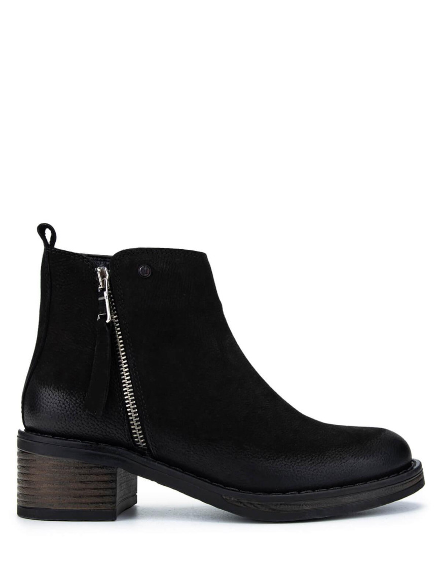 Tamer Tanca Kadın Hakiki Deri Siyah Nubuk Casual Bot Tamer Tanca Kadın Hakiki Deri Siyah Nubuk Casual Bot