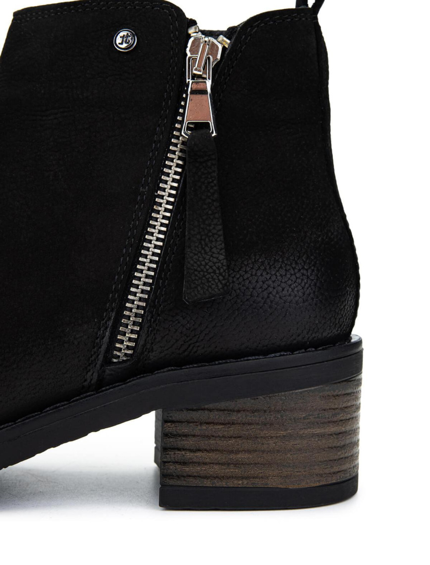 Tamer Tanca Kadın Hakiki Deri Siyah Nubuk Casual Bot Tamer Tanca Kadın Hakiki Deri Siyah Nubuk Casual Bot