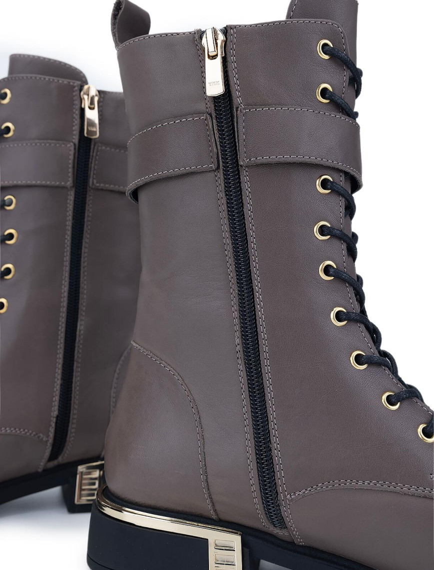 Tamer Tanca Kadın Hakiki Deri Vizon Casual Bot Tamer Tanca Kadın Hakiki Deri Vizon Casual Bot