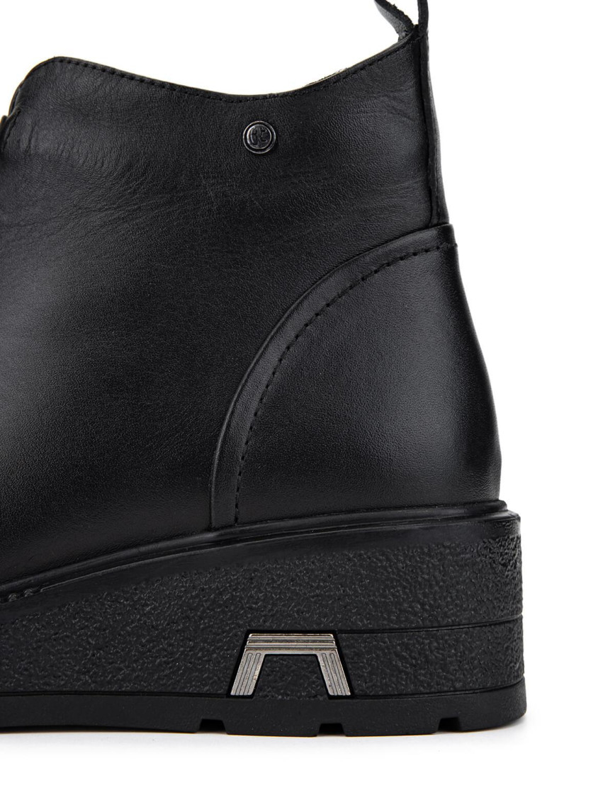 Tamer Tanca Kadın Hakiki Deri Siyah Deri Casual Bot Tamer Tanca Kadın Hakiki Deri Siyah Deri Casual Bot