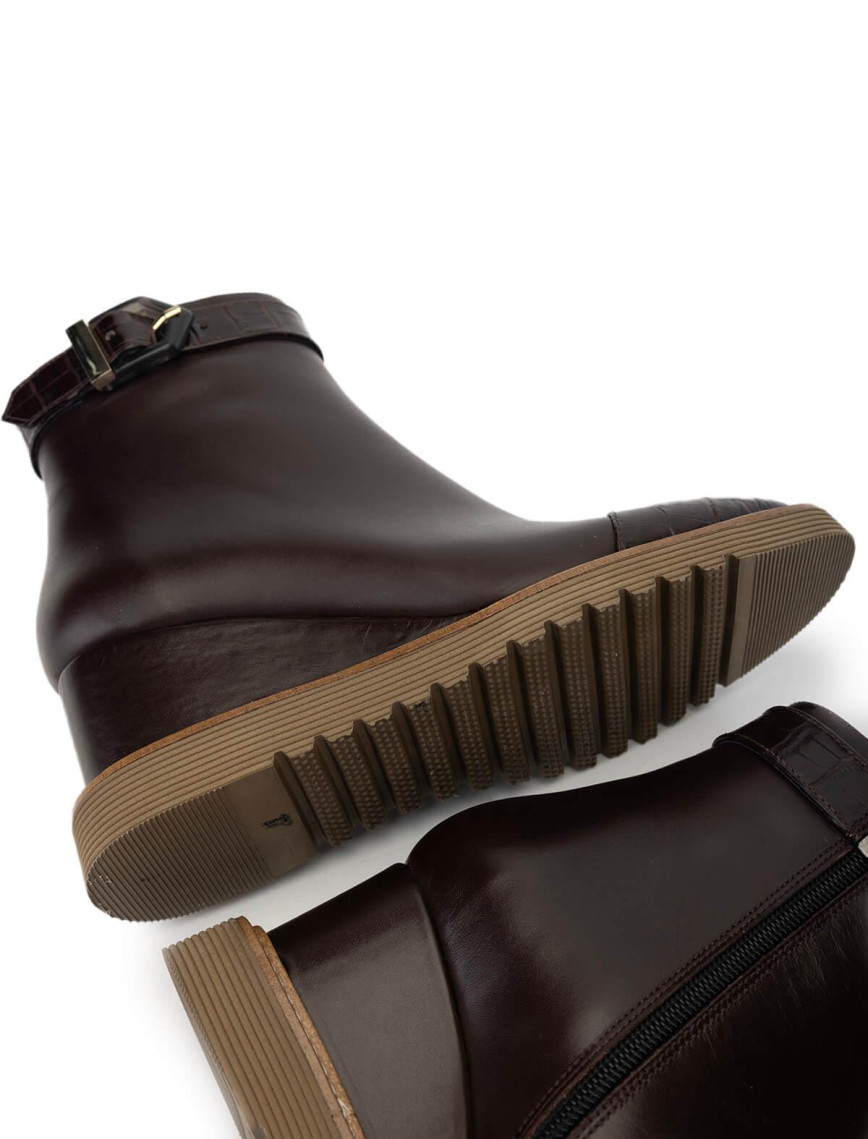 Tamer Tanca Kadın Hakiki Deri Kahverengi Casual Bot Tamer Tanca Kadın Hakiki Deri Kahverengi Casual Bot