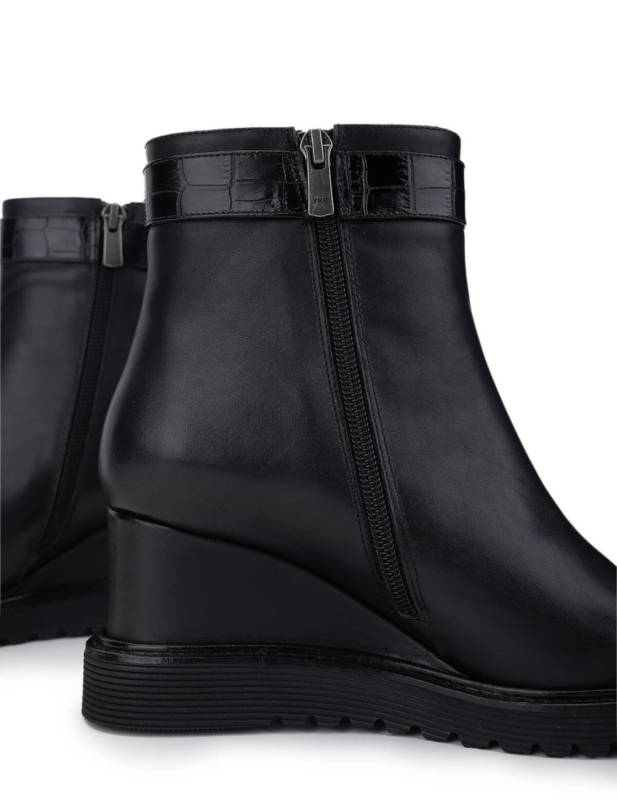 Tamer Tanca Kadın Hakiki Deri Siyah Deri Casual Bot Tamer Tanca Kadın Hakiki Deri Siyah Deri Casual Bot