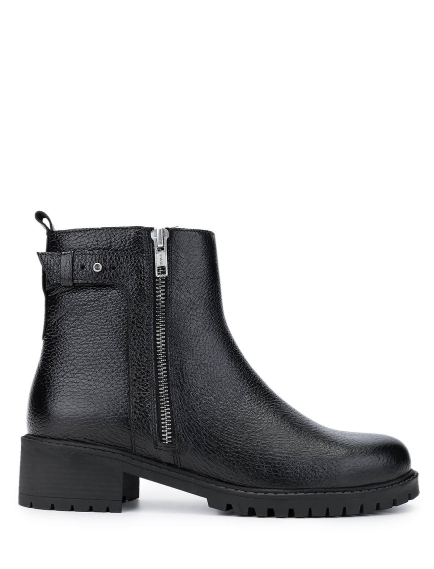 Tamer Tanca Kadın Hakiki Deri Siyah Floter Casual Bot Tamer Tanca Kadın Hakiki Deri Siyah Floter Casual Bot