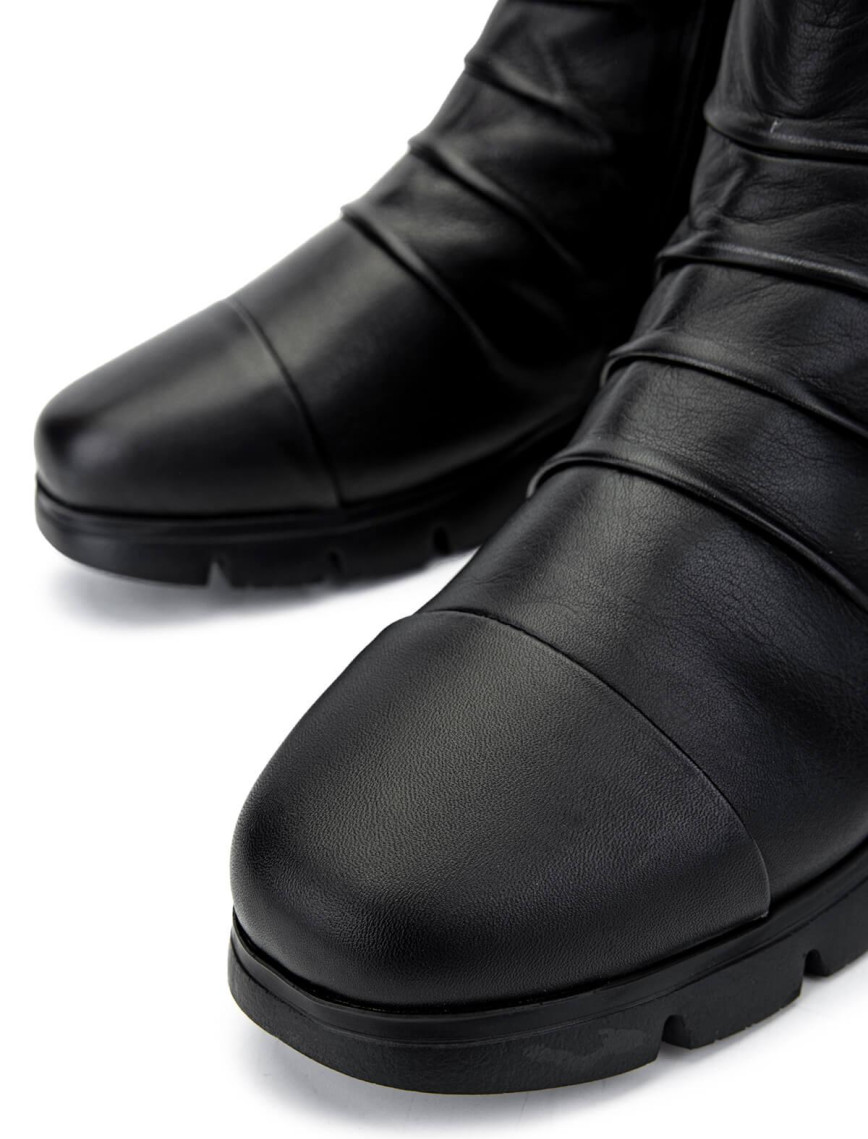 Tamer Tanca Kadın Hakiki Deri Siyah Deri Casual Bot Tamer Tanca Kadın Hakiki Deri Siyah Deri Casual Bot