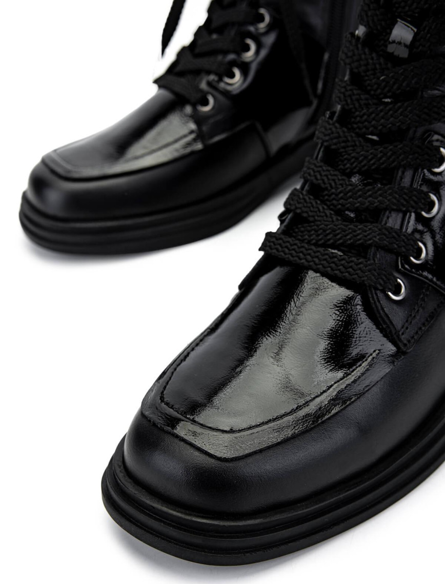 Tamer Tanca Kadın Hakiki Deri Siyah Casual Bot Tamer Tanca Kadın Hakiki Deri Siyah Casual Bot