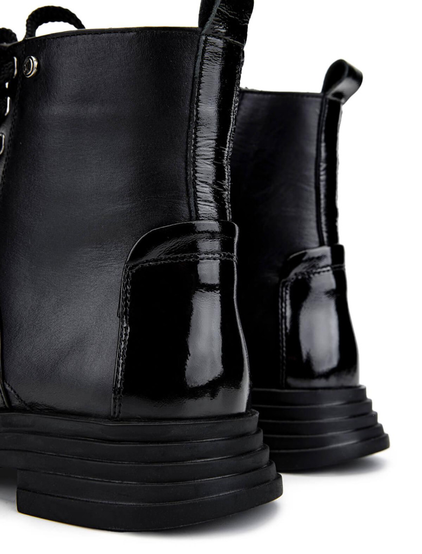 Tamer Tanca Kadın Hakiki Deri Siyah Casual Bot Tamer Tanca Kadın Hakiki Deri Siyah Casual Bot