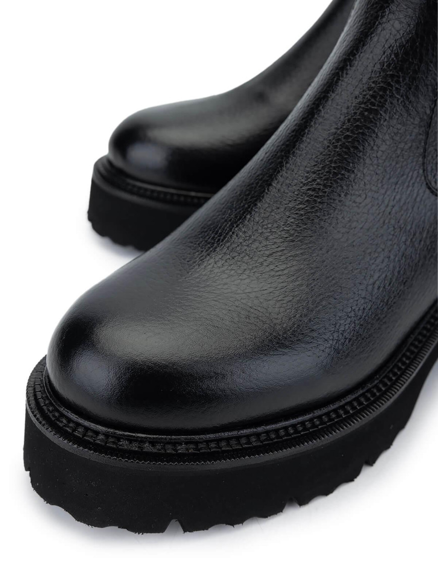 Tamer Tanca Kadın Hakiki Deri Siyah Floter Casual Bot Tamer Tanca Kadın Hakiki Deri Siyah Floter Casual Bot