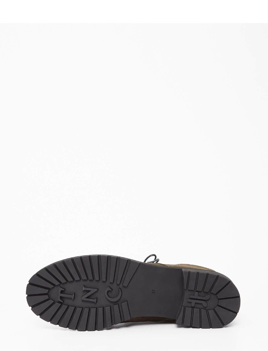 Tamer Tanca Kadın Hakiki Deri Haki Süet Casual Bot