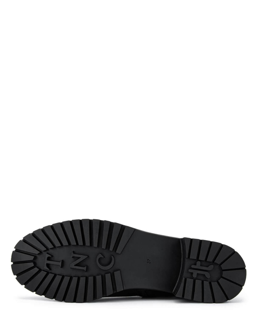 Tamer Tanca Kadın Hakiki Deri Siyah Floter Casual Bot