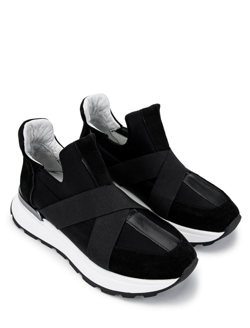 Tamer Tanca Kadın Deri/Tekstil Siyah Sneakers & Spor Ayakkabı Tamer Tanca Kadın Deri/Tekstil Siyah Sneakers & Spor Ayakkabı