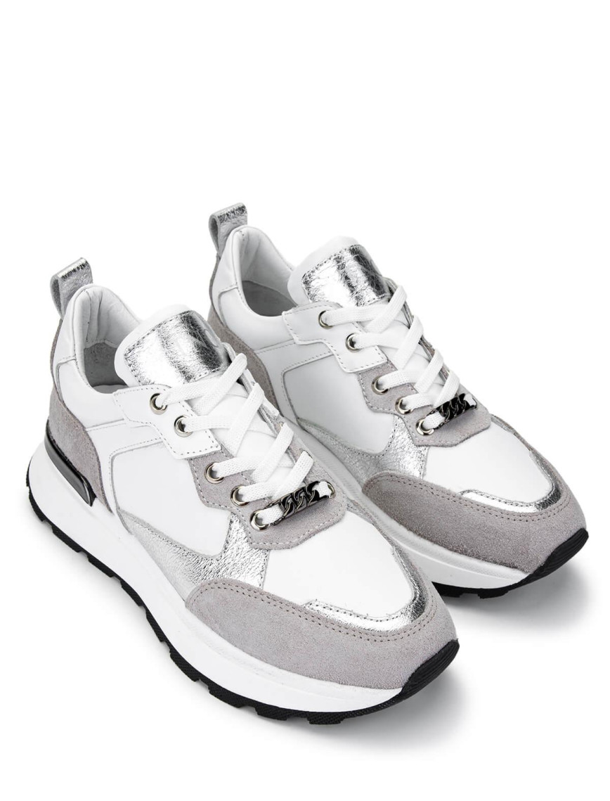 Tamer Tanca Kadın Hakiki Deri Gri Süet Sneakers & Spor Ayakkabı