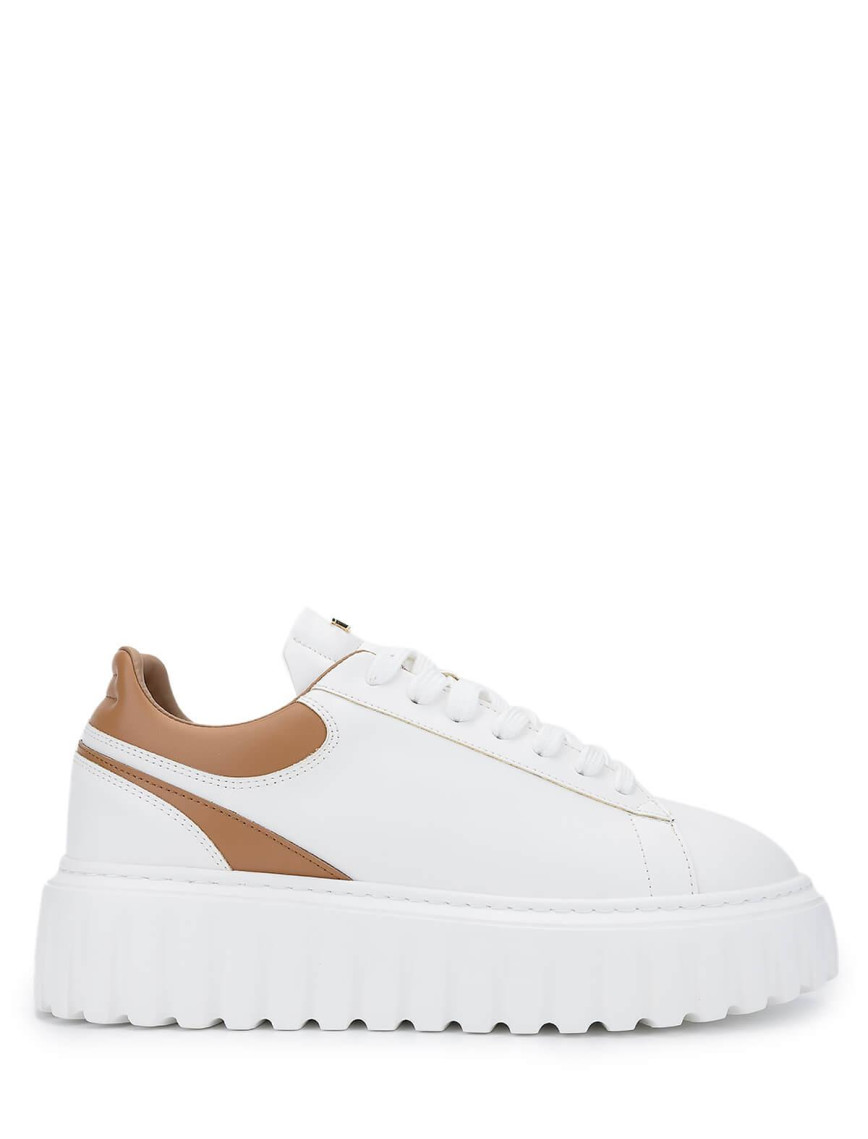 Tamer Tanca Kadın Deri/Suni Siyah Rugan Sneakers & Spor Ayakkabı