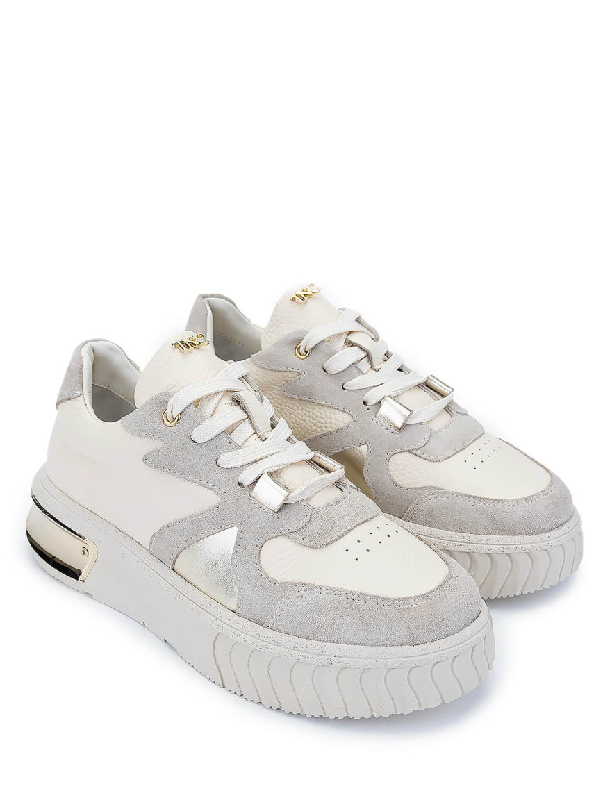 Tamer Tanca Kadın Hakiki Deri Bej Sneakers & Spor Ayakkabı Tamer Tanca Kadın Hakiki Deri Bej Sneakers & Spor Ayakkabı