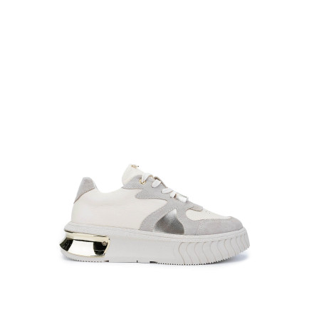 Tamer Tanca Kadın Hakiki Deri Bej Sneakers & Spor Ayakkabı