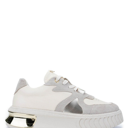 Tamer Tanca Kadın Hakiki Deri Bej Sneakers & Spor Ayakkabı