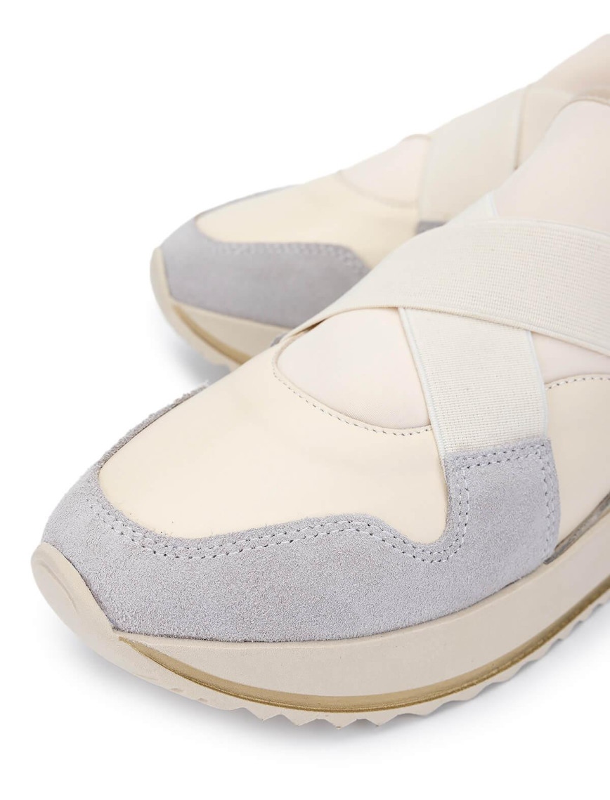 Tamer Tanca Kadın Hakiki Deri Bej Sneakers & Spor Ayakkabı Tamer Tanca Kadın Hakiki Deri Bej Sneakers & Spor Ayakkabı