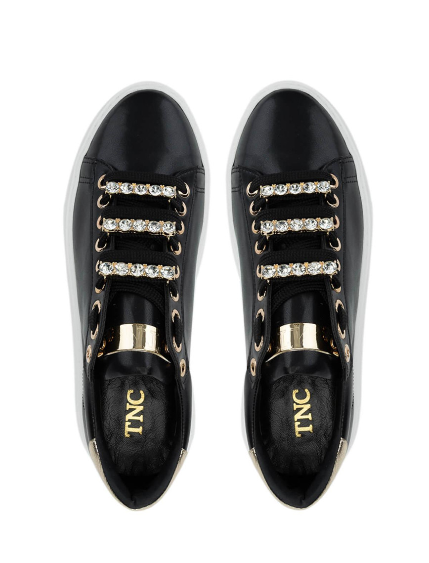 Tamer Tanca Kadın Vegan Siyah Sneakers & Spor Ayakkabı Tamer Tanca Kadın Vegan Siyah Sneakers & Spor Ayakkabı