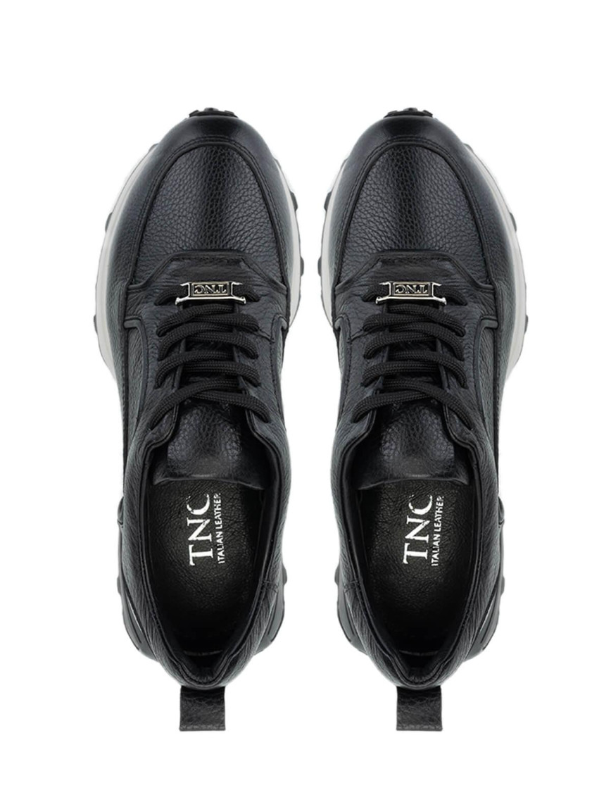 Tamer Tanca Kadın Hakiki Deri Siyah/Bej Sneakers & Spor Ayakkabı Tamer Tanca Kadın Hakiki Deri Siyah/Bej Sneakers & Spor Ayakkabı