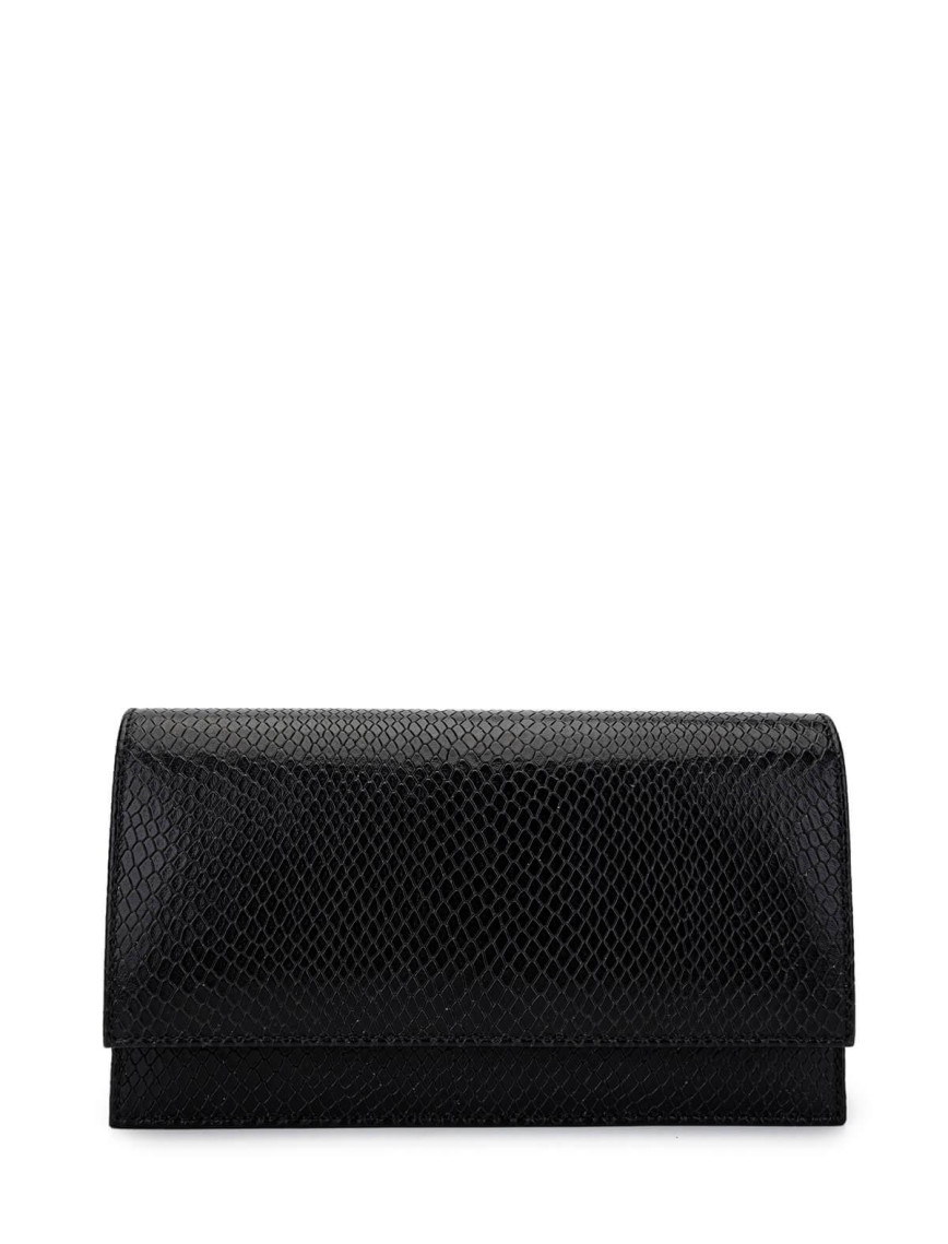 Tamer Tanca Kadın Hakiki Deri Siyah Omuz Çanta