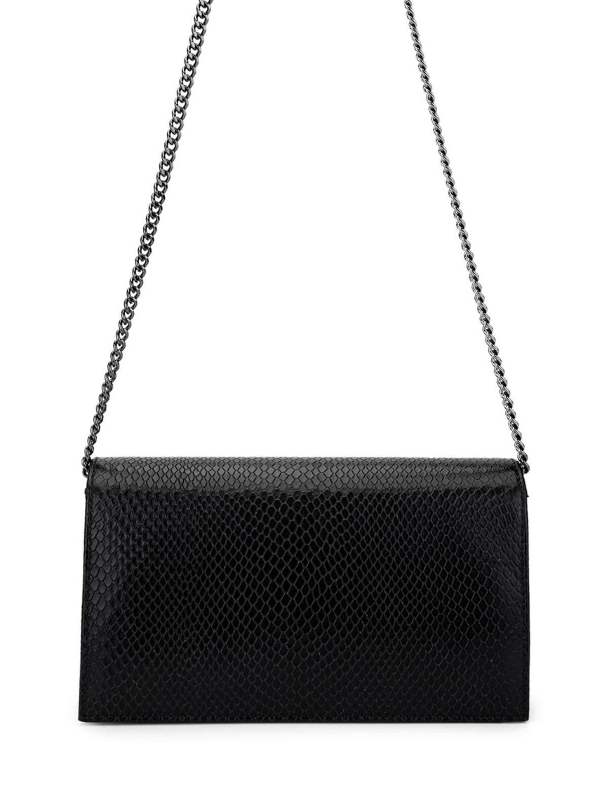 Tamer Tanca Kadın Hakiki Deri Siyah Omuz Çanta