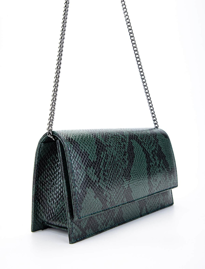 Tamer Tanca Kadın Hakiki Deri Yeşil Omuz Çanta