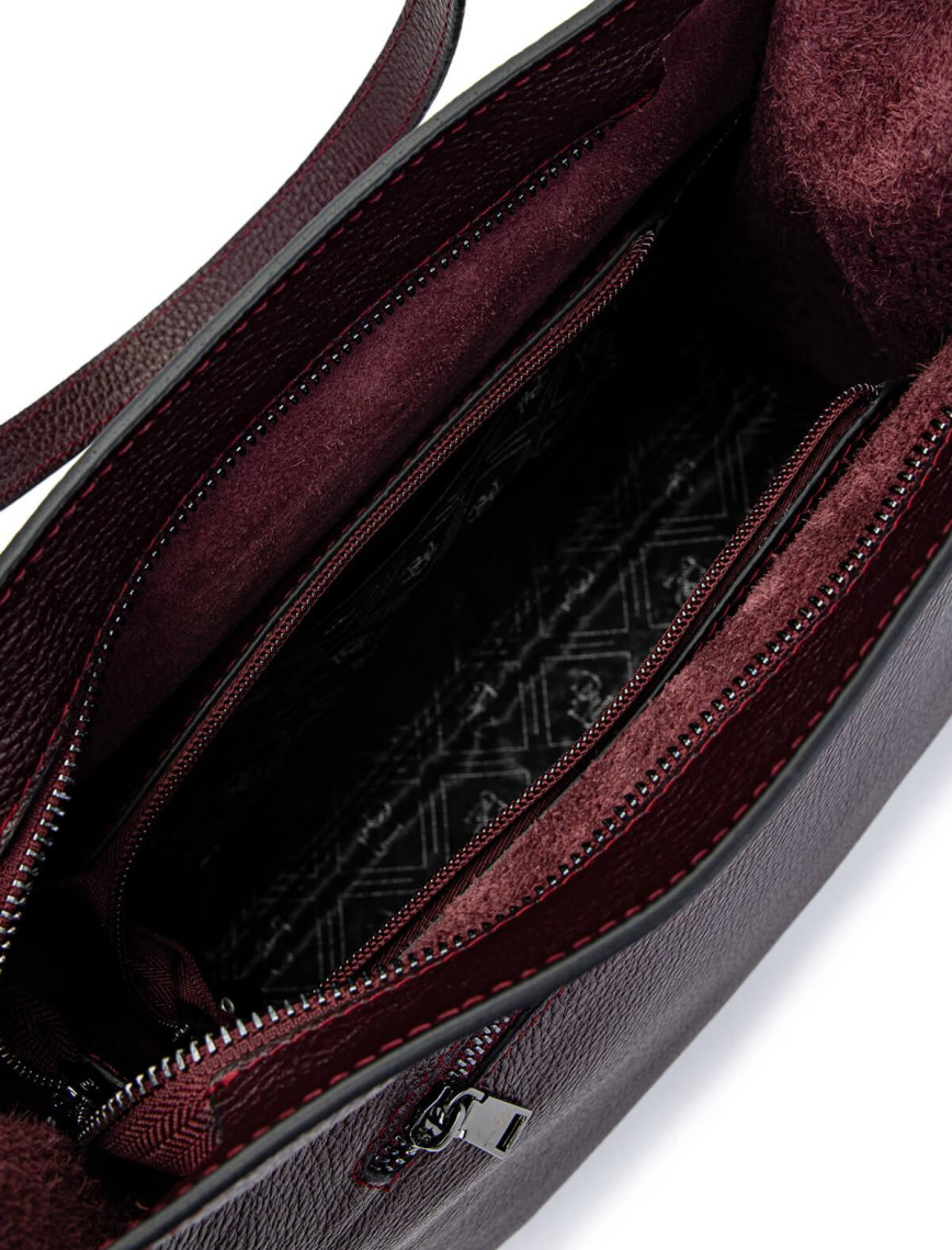 Tamer Tanca Kadın Hakiki Deri Bordo Omuz Çanta Tamer Tanca Kadın Hakiki Deri Bordo Omuz Çanta