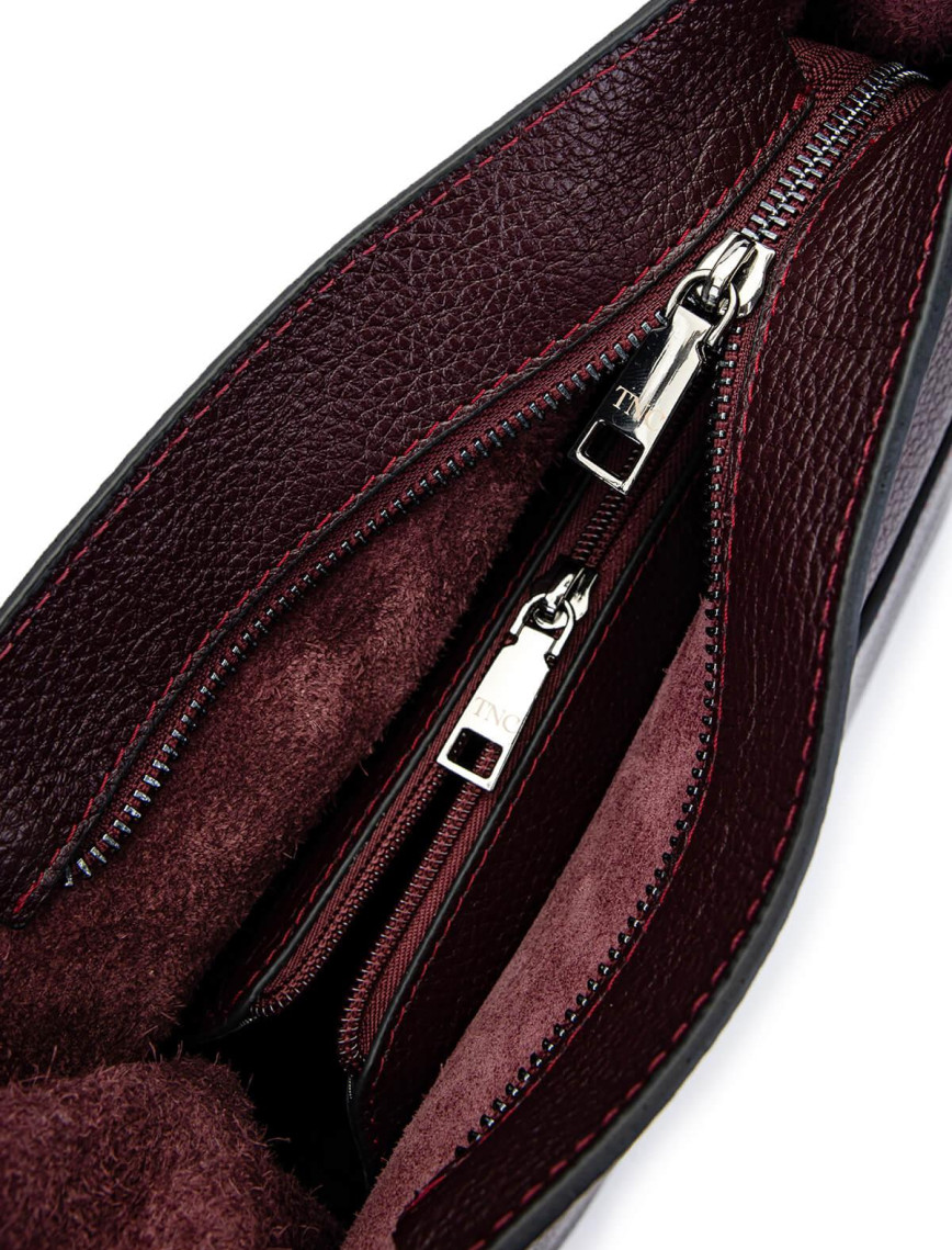 Tamer Tanca Kadın Hakiki Deri Bordo Omuz Çanta Tamer Tanca Kadın Hakiki Deri Bordo Omuz Çanta