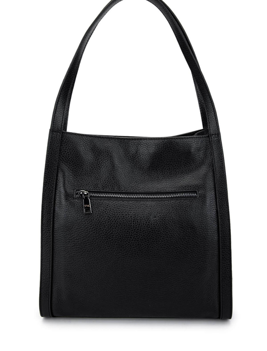 Tamer Tanca Kadın Hakiki Deri Siyah Floter Omuz Çanta Tamer Tanca Kadın Hakiki Deri Siyah Floter Omuz Çanta