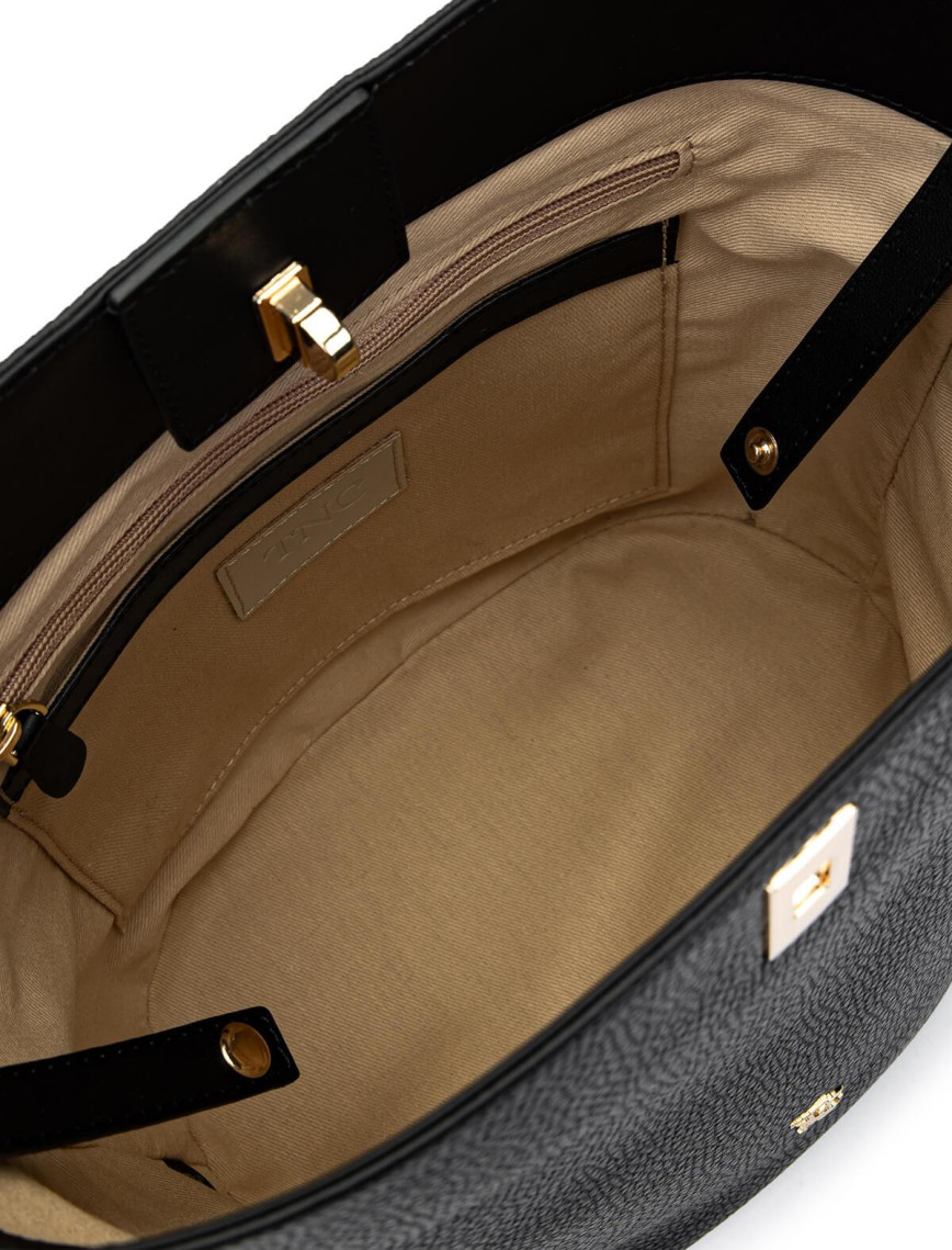 Tamer Tanca Kadın Hakiki Deri Siyah Floter Omuz Çanta Tamer Tanca Kadın Hakiki Deri Siyah Floter Omuz Çanta