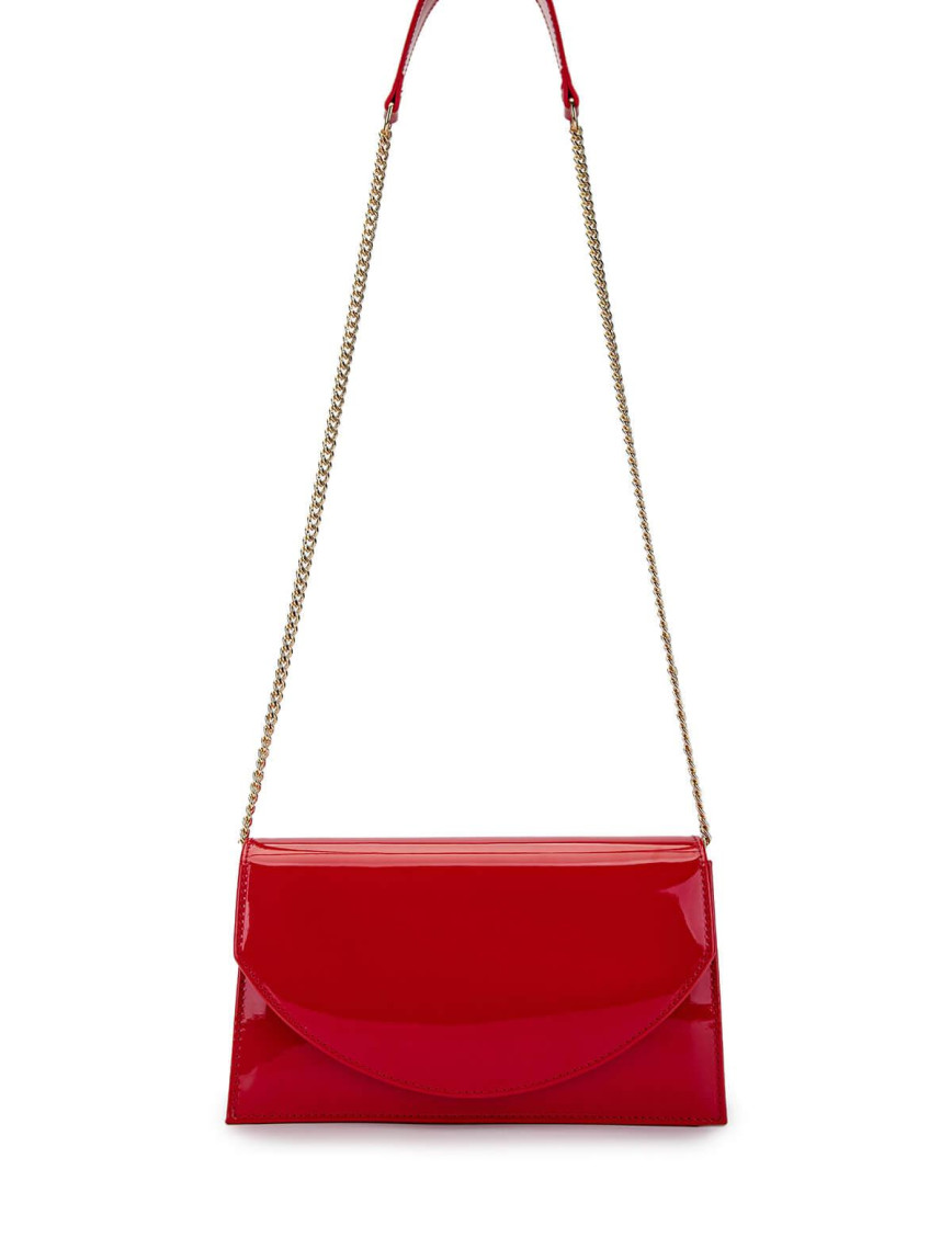 Tamer Tanca Kadın Vegan Kırmızı Rugan Omuz Çanta