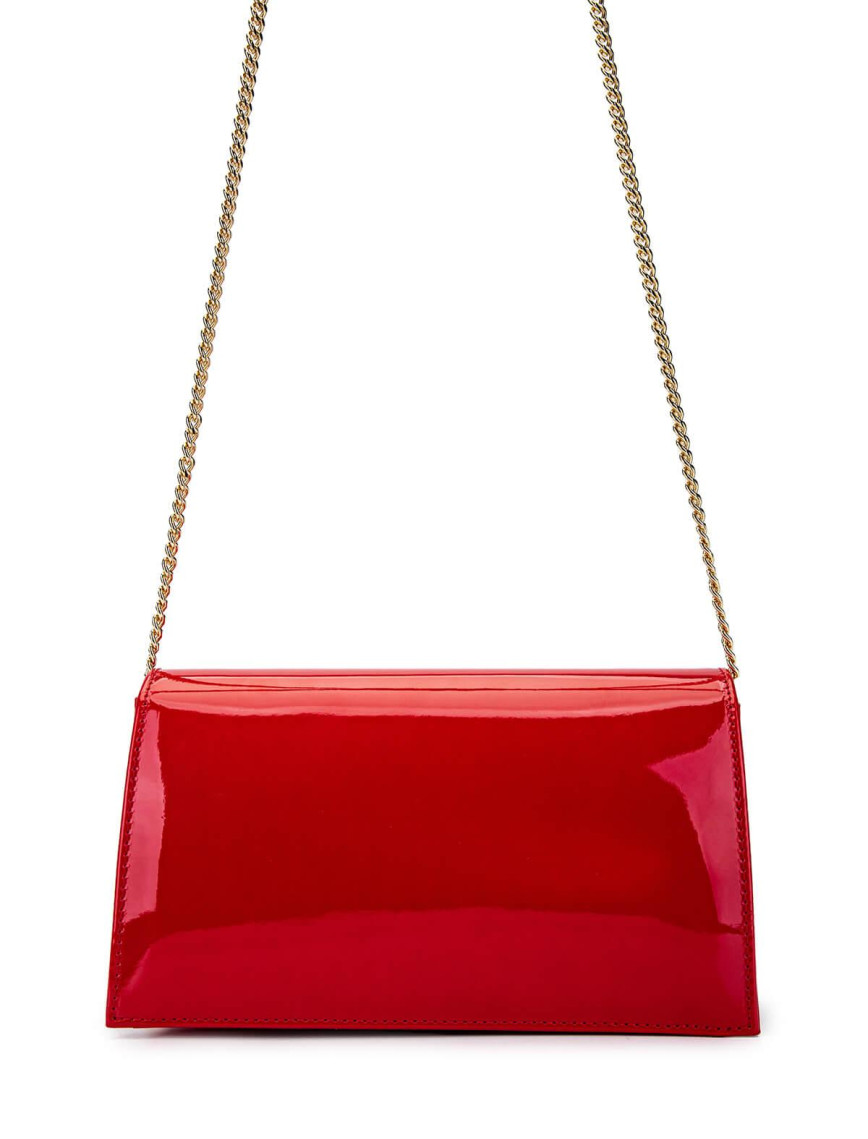 Tamer Tanca Kadın Vegan Kırmızı Rugan Omuz Çanta