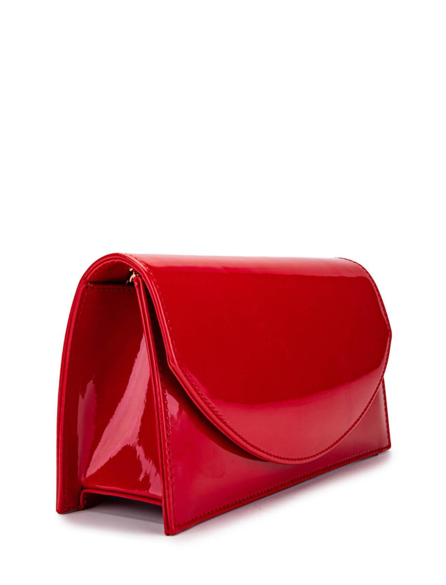 Tamer Tanca Kadın Vegan Kırmızı Rugan Omuz Çanta