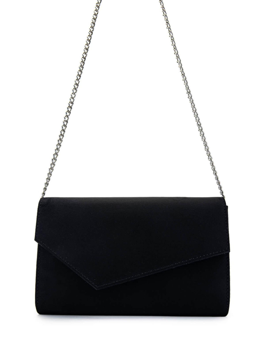 Tamer Tanca Kadın Vegan Siyah Süet Omuz Çanta Tamer Tanca Kadın Vegan Siyah Süet Omuz Çanta