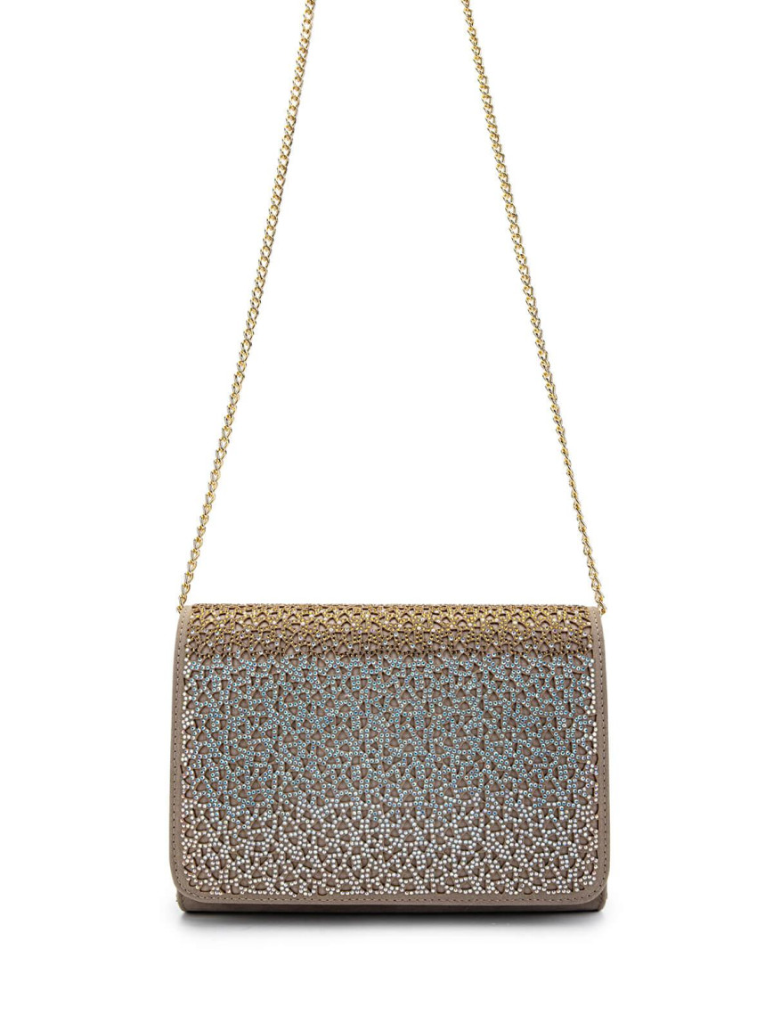 Tamer Tanca Kadın Vegan Bej Süet Omuz Çanta Tamer Tanca Kadın Vegan Bej Süet Omuz Çanta