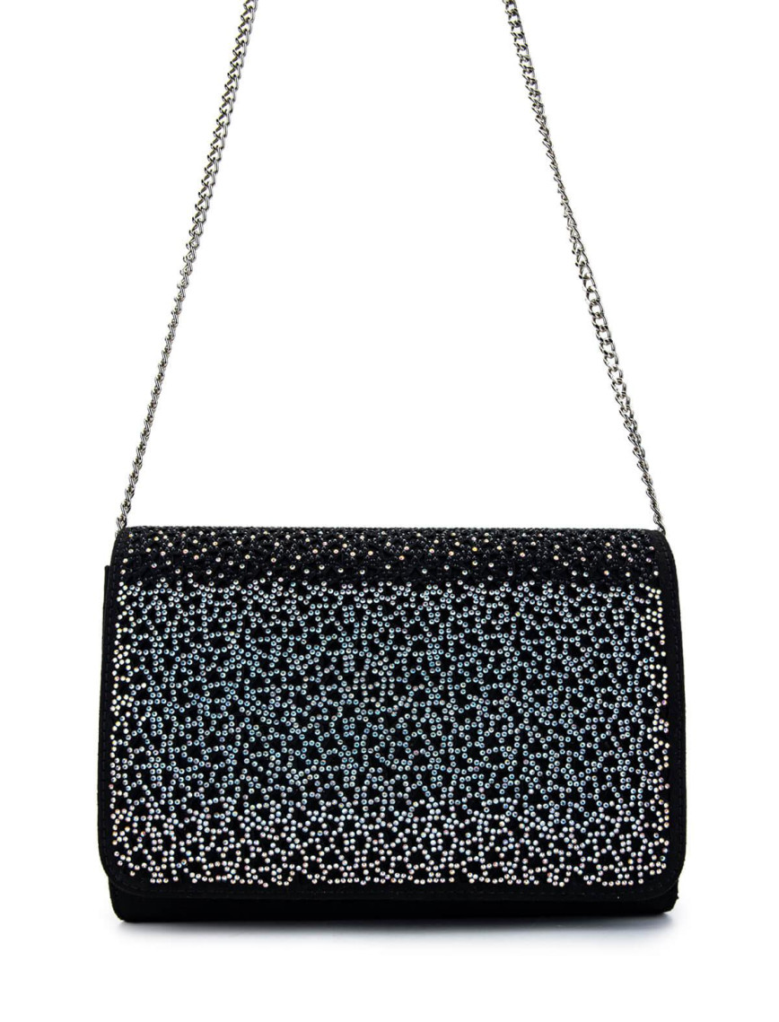 Tamer Tanca Kadın Vegan Siyah Süet Omuz Çanta Tamer Tanca Kadın Vegan Siyah Süet Omuz Çanta