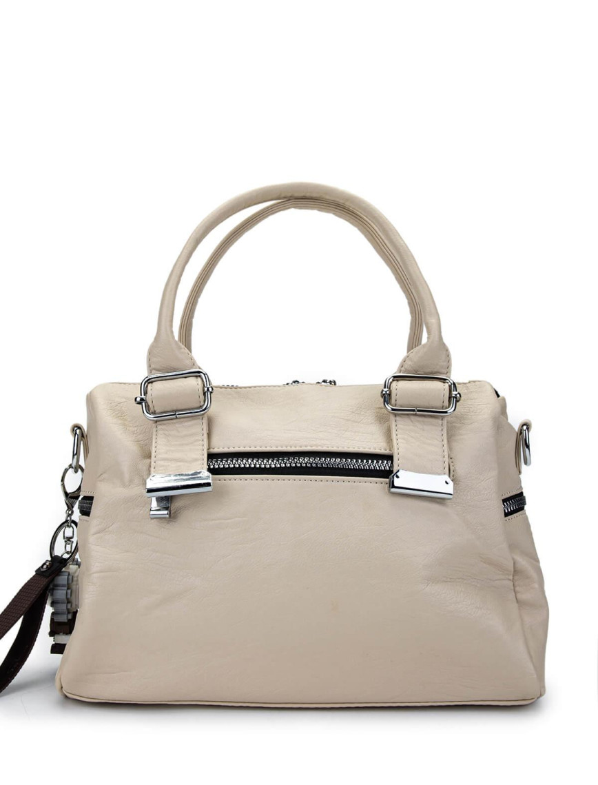 Tamer Tanca Kadın Vegan Bej Omuz Çanta