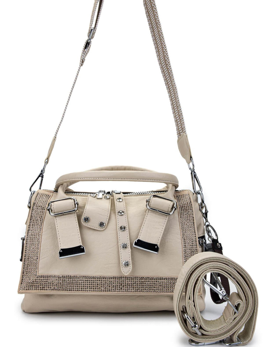 Tamer Tanca Kadın Vegan Bej Omuz Çanta