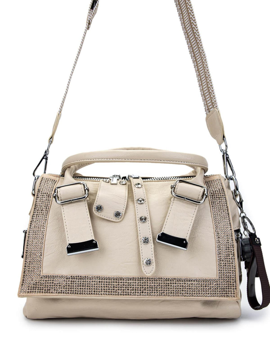 Tamer Tanca Kadın Vegan Bej Omuz Çanta