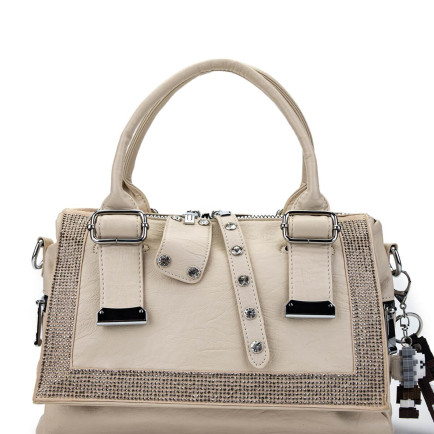 Tamer Tanca Kadın Vegan Bej Omuz Çanta