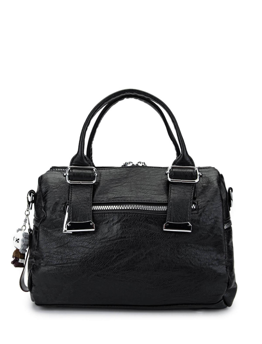 Tamer Tanca Kadın Vegan Siyah Omuz Çanta