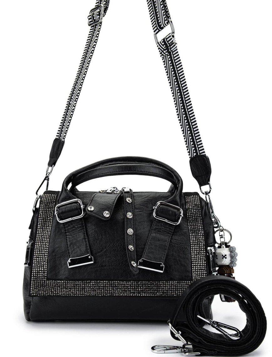 Tamer Tanca Kadın Vegan Siyah Omuz Çanta