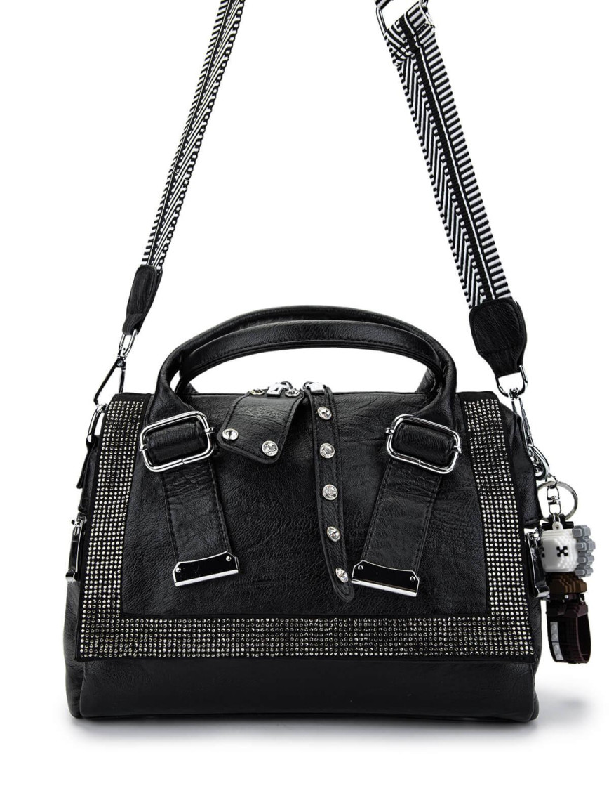 Tamer Tanca Kadın Vegan Siyah Omuz Çanta