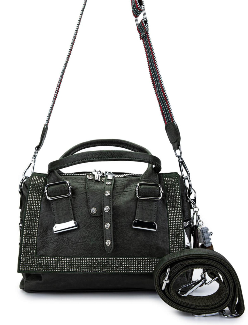 Tamer Tanca Kadın Vegan Yeşil Omuz Çanta