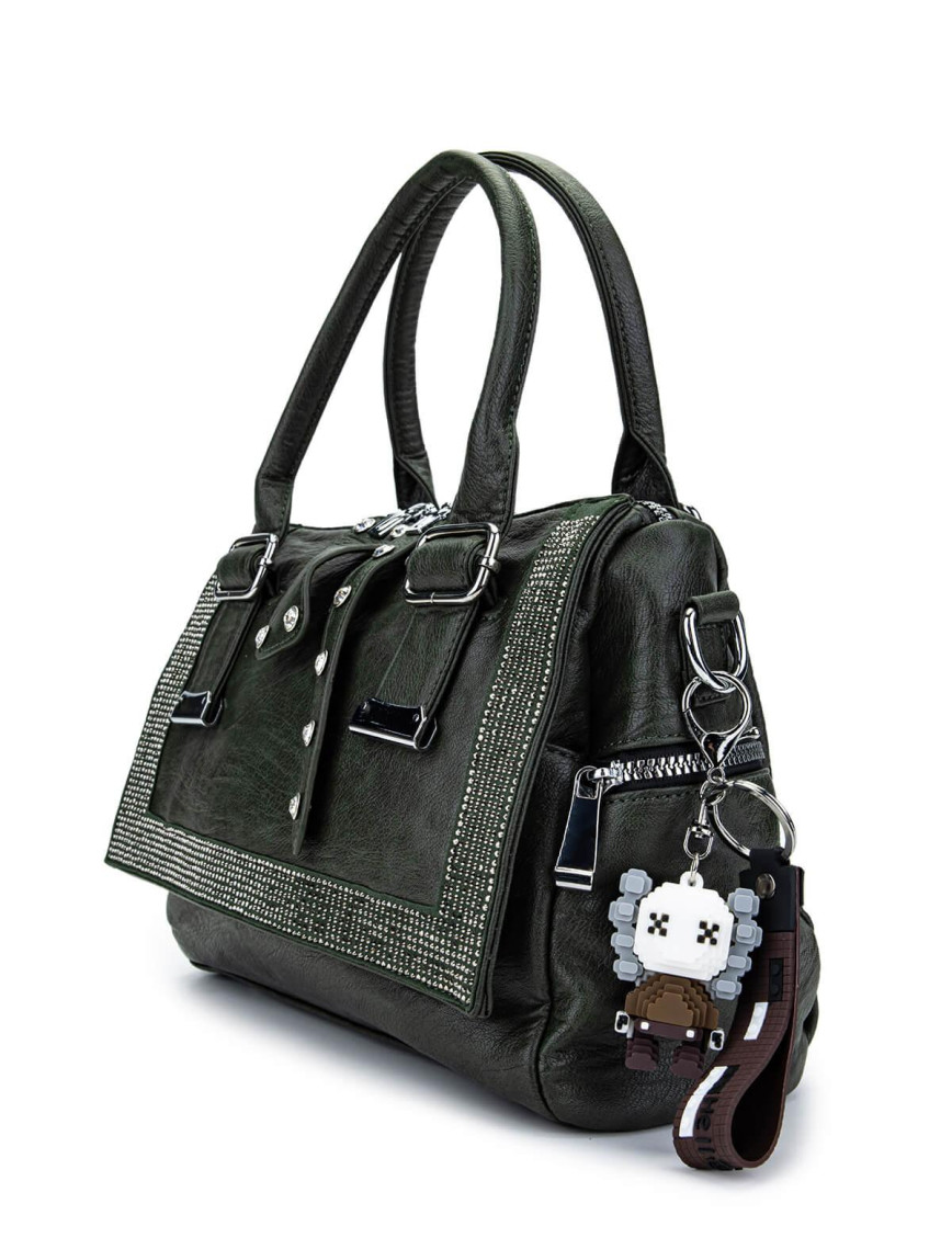 Tamer Tanca Kadın Vegan Yeşil Omuz Çanta