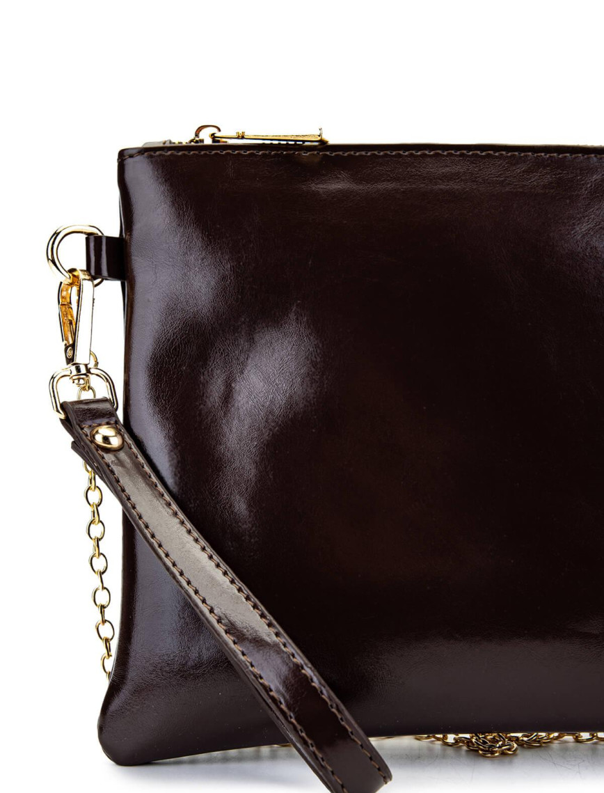 Tamer Tanca Kadın Vegan Kahverengi Rugan El Çantası